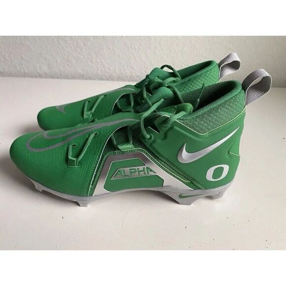 Nike Oregon Ducks Alpha Menace Pro 3 Team Issued Football Cleats Men’s Sz 14.5 - Picture 9 of 13